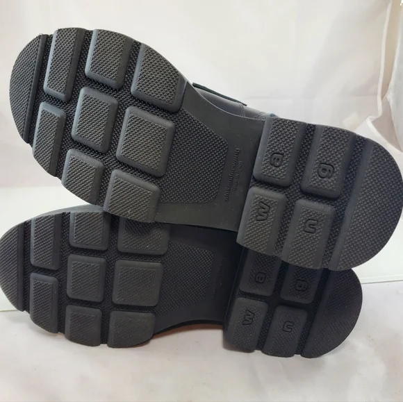 NWT$995 Alexander Wang Carter Black Patent Leather Platform Tall Boots Sz 38 - Picture 15 of 16